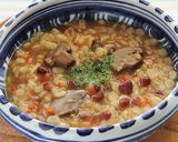 小倉あずきと押し麦のおかゆ【天狗缶詰】作り方7写真
