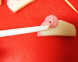 おせちに☆お弁当に♪かまぼこで簡単ヒツジ作り方3写真