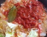 白菜の煮込みハンバーグ作り方2写真