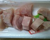 絶品! まぐろ 玉ねぎ 椎茸の 煮物♪作り方3写真