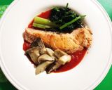 トマトソースで食べる！鮭のソテー作り方6写真