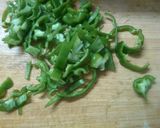 豆腐 ネギ ピーマンの ピリ辛中華煮込み作り方2写真