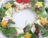 普通のポテトサラダでクリスマスリース作り方7写真