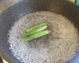 おくらとみょうがのごま油和え作り方1写真