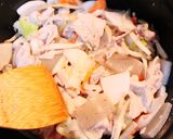 簡単☆ほっこりくり～みぃ豆乳入り豚汁☆作り方4写真