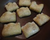 おつまみに最高！納豆の油揚げ包み焼き作り方4写真