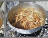 うどんでナポリタン作り方3写真