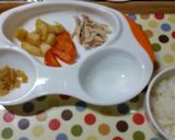 クリスマスも離乳食取分けローストチキン作り方8写真