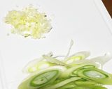 揚げないふわふわ肉団子、長ねぎあんで作り方1写真