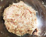 揚げないふわふわ肉団子、長ねぎあんで作り方3写真