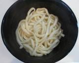 朝食＆ランチ❀春菊のかき玉うどん作り方6写真