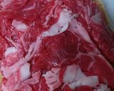 野菜たっぷり 牛肉小間切れすき焼き♪作り方3写真