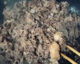 野菜たっぷり 牛肉小間切れすき焼き♪作り方6写真