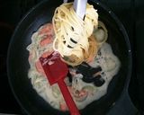 一人ランチに生クリーム不要クリームパスタ作り方7写真