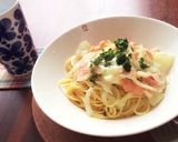一人ランチに生クリーム不要クリームパスタ作り方9写真