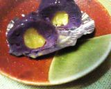 お手軽和菓子☆紫芋の栗入り茶巾作り方6写真