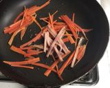 金時にんじんの巣ごもり卵(焼き豚入り)作り方3写真