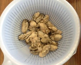 かきと塩昆布の炊き込みごはん作り方5写真