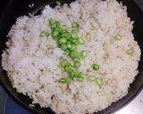 卵白貝柱チャーハン (蛋白瑤柱炒薑飯)作り方7写真