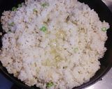 卵白貝柱チャーハン (蛋白瑤柱炒薑飯)作り方8写真