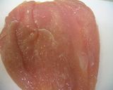 ♪鶏ムネ肉巻きin野菜チーズ♪トマト風味作り方1写真
