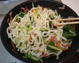 野菜たっぷり！うちの焼きうどん♬*゜作り方1写真
