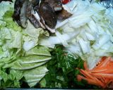 簡単！うまい♬白菜とミンチのごまだれ煮作り方2写真