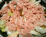 簡単！うまい♬白菜とミンチのごまだれ煮作り方3写真