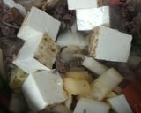 野菜たっぷり 牛肉小間切れすき焼き♪作り方9写真
