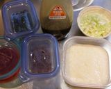 つなぎ無しの超ヘルシーな長いもお好み焼き作り方1写真