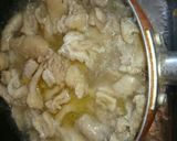 コラーゲンたっぷり❗鶏皮での甘辛❗作り方2写真