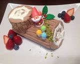 Xmasにブッシュドノエル作り方23写真