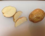 皮付きフライドポテト作り方1写真