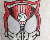 7層のケーキ☆ 仮面ライダードライブ作り方3写真
