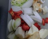 懐かしの優しい味の白味噌汁♪ 具たくさん作り方1写真