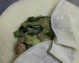 お花みたいな形♪にら餃子*ニラハンバーグ作り方2写真