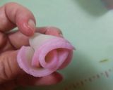 おせち♥かまぼこ飾り切りバラの花作り方2写真
