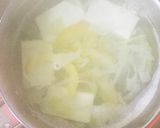 とろろ昆布と塩ユズの湯豆腐作り方4写真