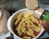 簡単！ペンネのグラタン風焼きトマト作り方5写真