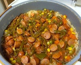 簡単！炊飯器でミートソース炊き込みピラフ作り方7写真