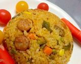 簡単！炊飯器でミートソース炊き込みピラフ作り方9写真