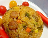 簡単！炊飯器でミートソース炊き込みピラフ作り方9写真