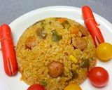 簡単！炊飯器でミートソース炊き込みピラフ作り方11写真