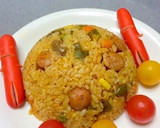 簡単！炊飯器でミートソース炊き込みピラフ作り方11写真