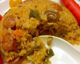 簡単！炊飯器でミートソース炊き込みピラフ作り方12写真