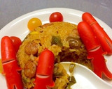 簡単！炊飯器でミートソース炊き込みピラフ作り方13写真