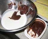 チョコクリームのブッシュドノエル作り方1写真