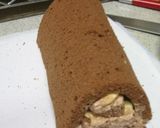 チョコクリームのブッシュドノエル作り方4写真