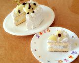 紅茶クリームで♡紅茶と桃のケーキ作り方6写真