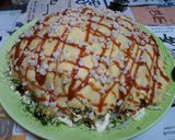 お好み焼き風春のオムサラダ作り方5写真
